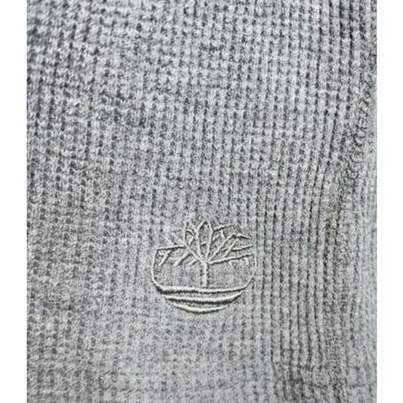 Timberland Long Sleeve Shirt Size Large Gray Crewneck Pullover - Picture 7 of 8